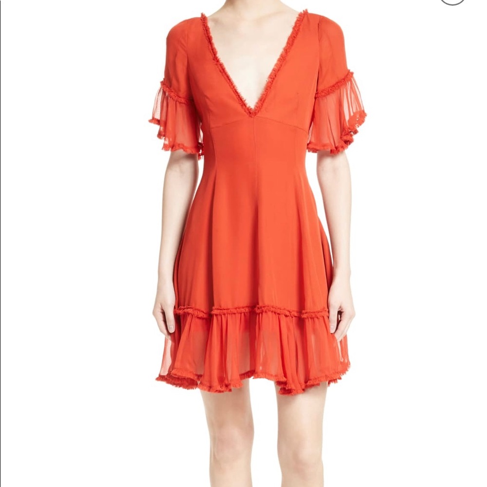 Cinq a Sept Red Dress